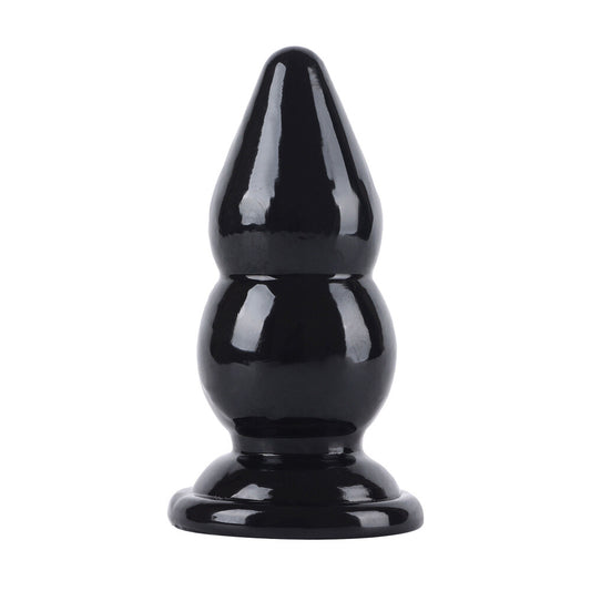 Hidden Desire Extreme Balls butt plug, a shiny chrome finish, six point six inches.