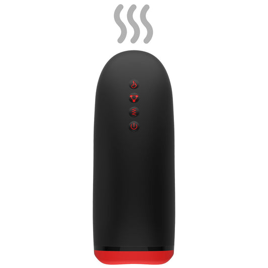 Vibrating beaded tongue masturbator in a fusion of colours, perfect for solo pleasure.
