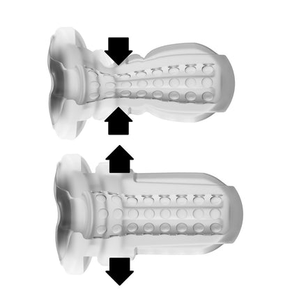 The hidden desire fusion x masturbator, a dark, textured pleasure toy for intimate use.