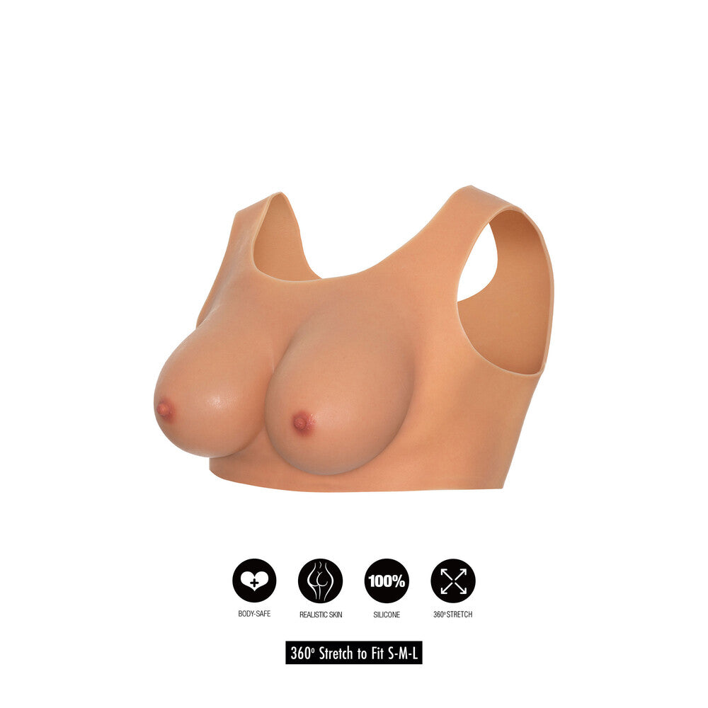 Hidden Desire alter ego crop top with d-cup breasts, a sexy lingerie accessory.