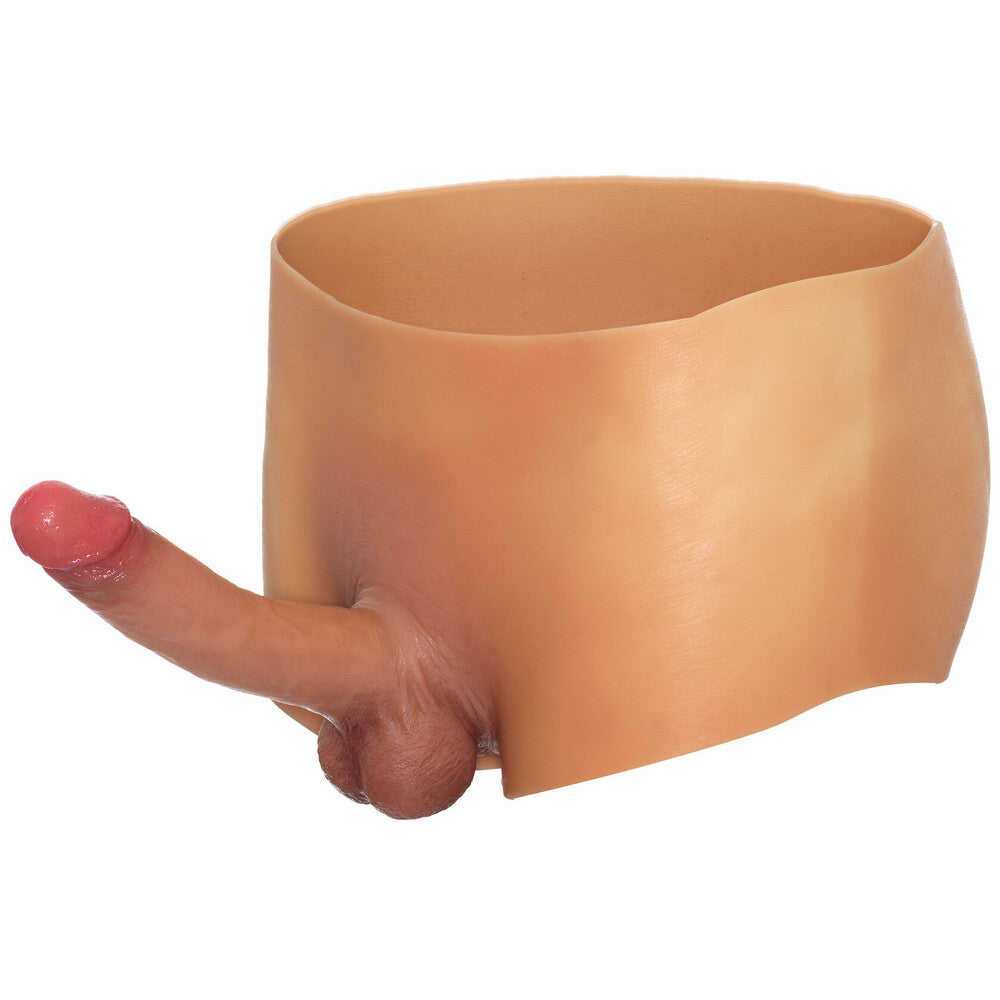 Large 'hidden desire' alter ego boxershort with attached dildo, male underwear item