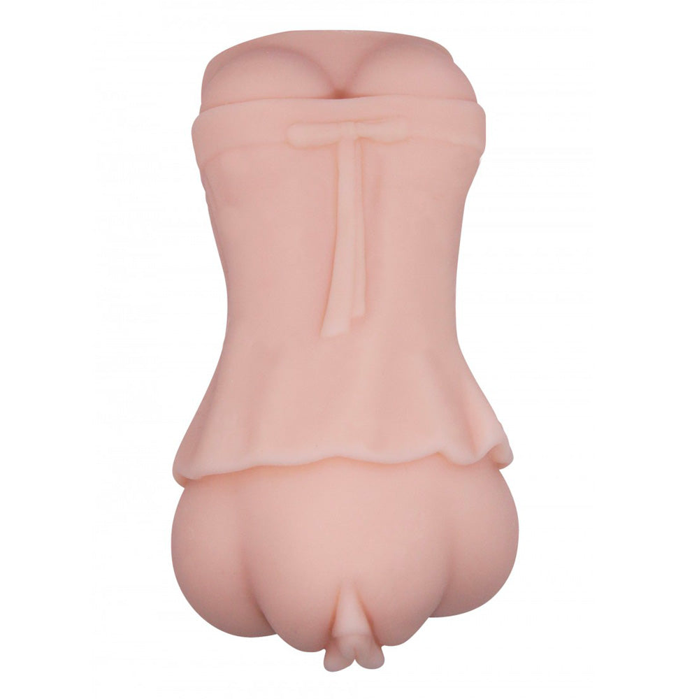 Hidden Desire Bangers Super Wet Tight Twat vibrating masturbator, fleshy pink, textured interior.
