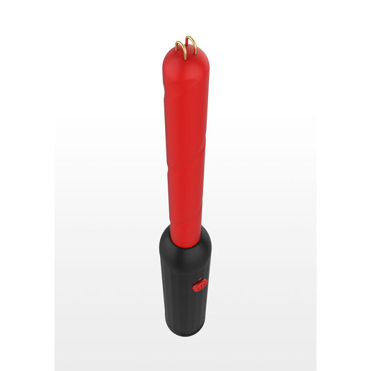 taboom prick stick electro shock wand for electro sex stimulation, silver finish