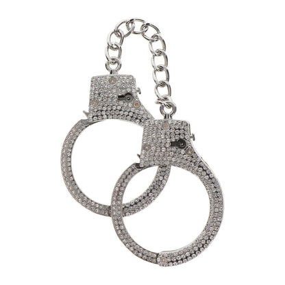 Close-up of sparkling diamond wrist cuffs; a luxurious and stylish accessory from Taboom.
