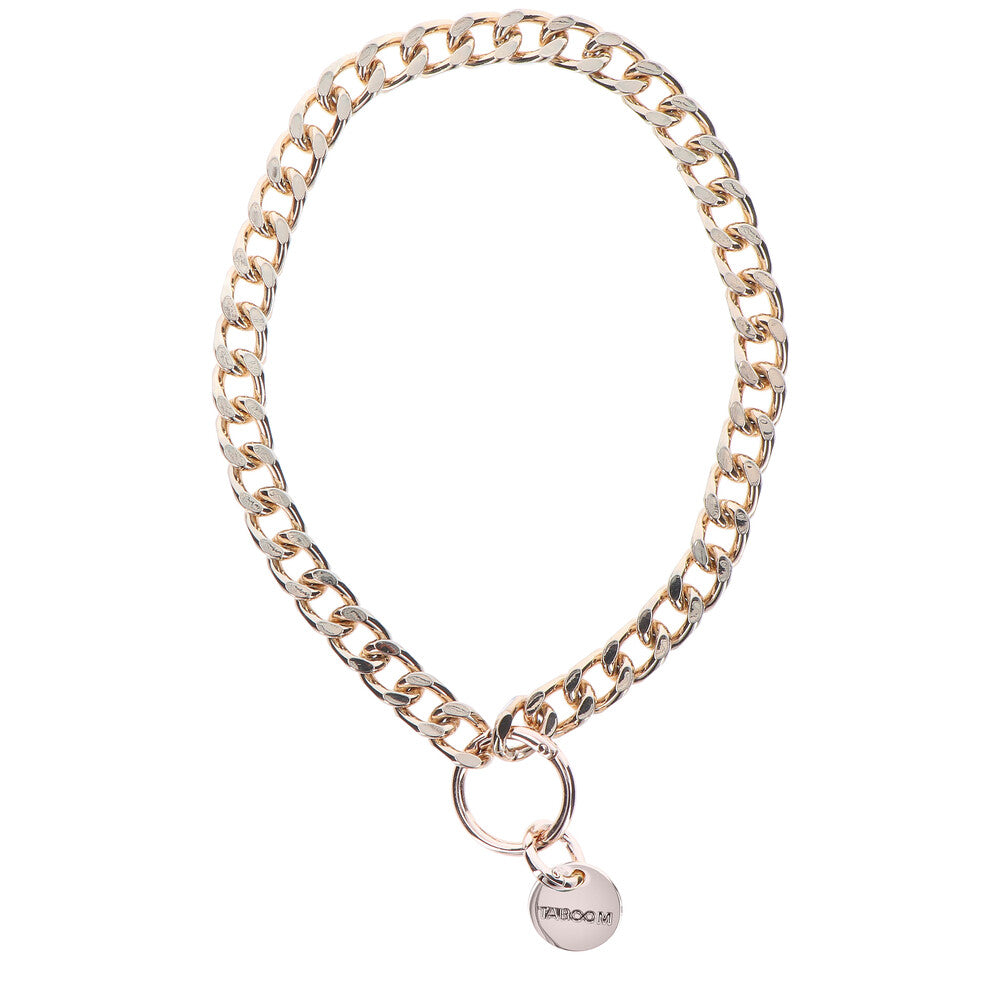 Taboom Dona statement collar, a striking fabric neck piece with bold, colourful patterns.