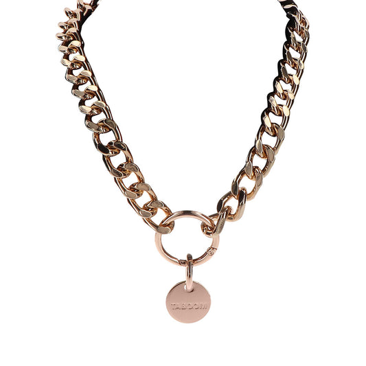 The Taboom Dona statement collar, a decorative neck piece with intricate embellishments, fit for occasion wear.