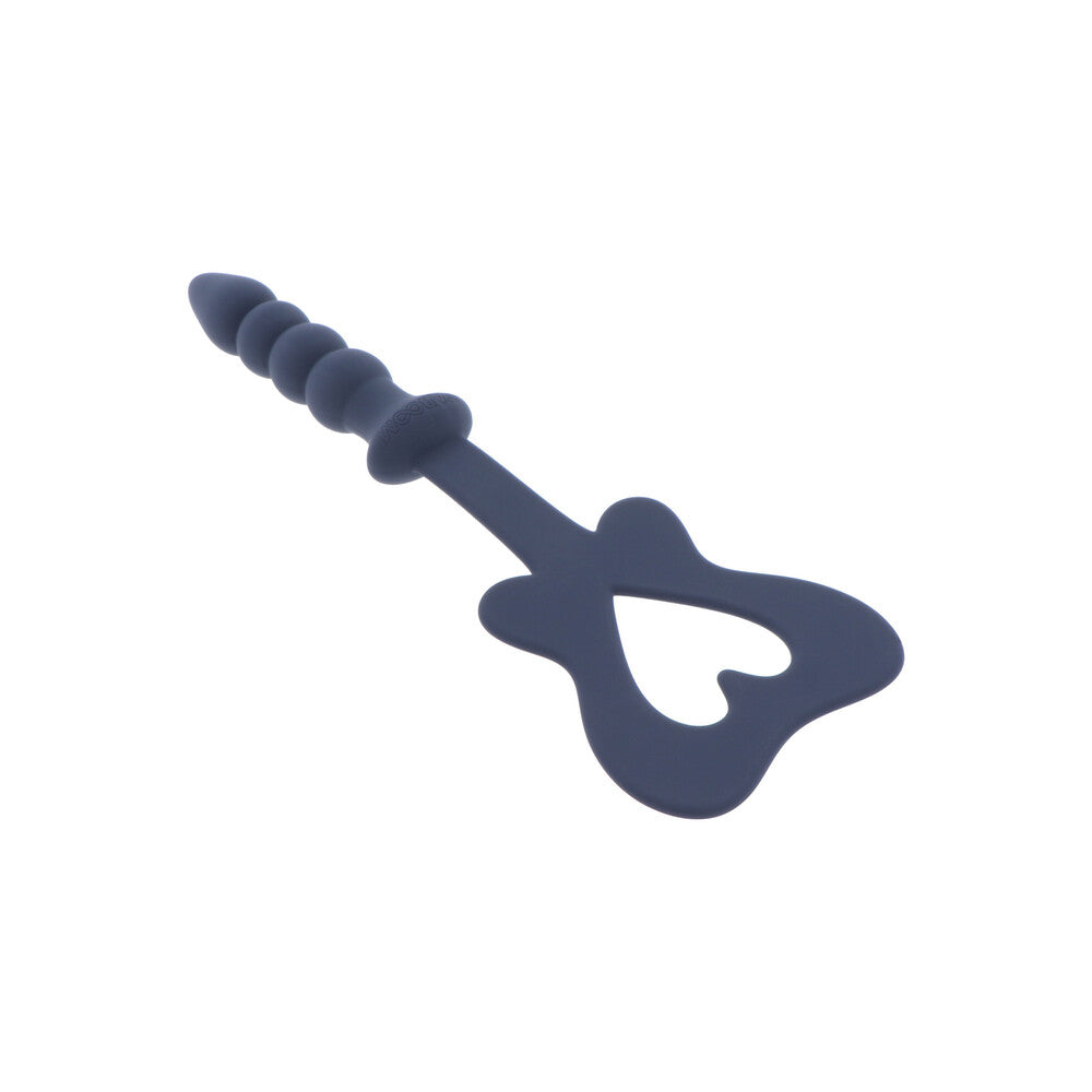 Taboom silicone paddle and anal plug set, smooth, for sensual play and exploration.