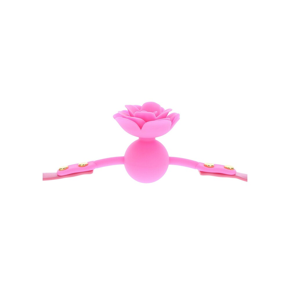 Rose-pink ball gag from toy joy sex toys, a cheeky accessory for playful nights.