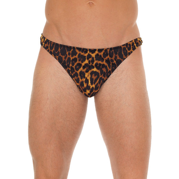 rimba leopard print g-string for blokes, a cheeky bit of men's underwear.