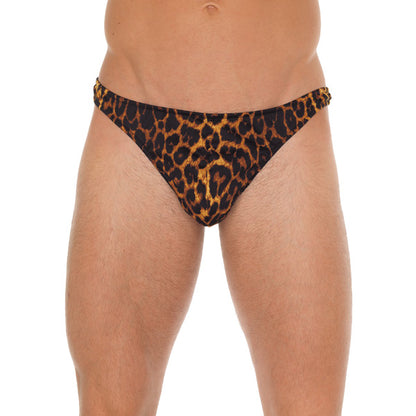 rimba leopard print g-string for blokes, a cheeky bit of men's underwear.