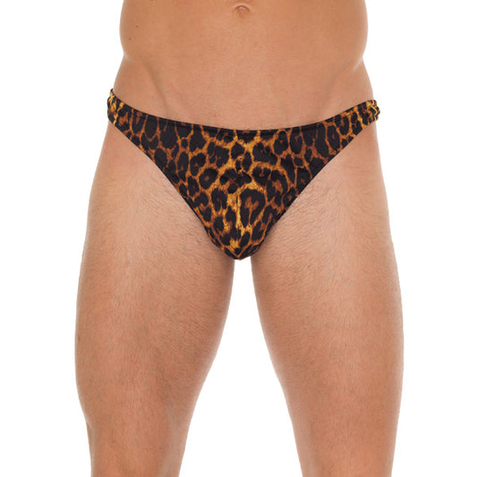 rimba leopard print g-string for blokes, a cheeky bit of men's underwear.