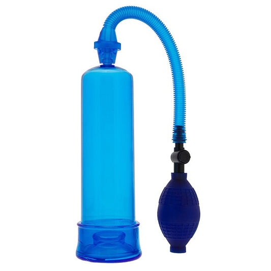 A bright blue penis enlarger from Dream Toys. For men, easy to grip.