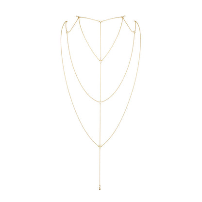 Bijoux Indiscrets Magnifique back chain; delicate gold-tone body jewellery for a gorgeous look.