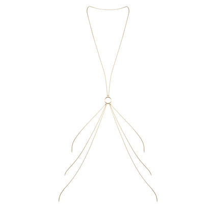 Magnifique gold body chain by Bijoux Indiscrets, delicate body jewellery for adding glamour.