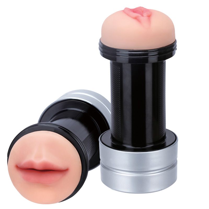 Dream Toys 2-in-1 vibrator in pink; designed for both oral and vaginal pleasure.