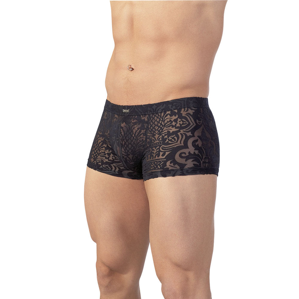 A pair of patterned men's briefs, a comfortable undergarment option for everyday wear.