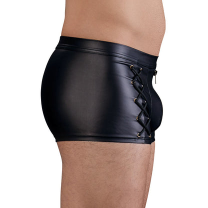 Matt black, tight fitting trousers, suitable for a bloke, from Various Toy Brands.