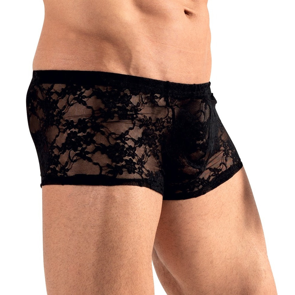 Svenjoyment boxer briefs in a delicate lace fabric, male underwear for everyday wear.