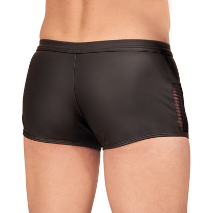 nek matte black trousers with zip opening, a stylish option for the modern bloke