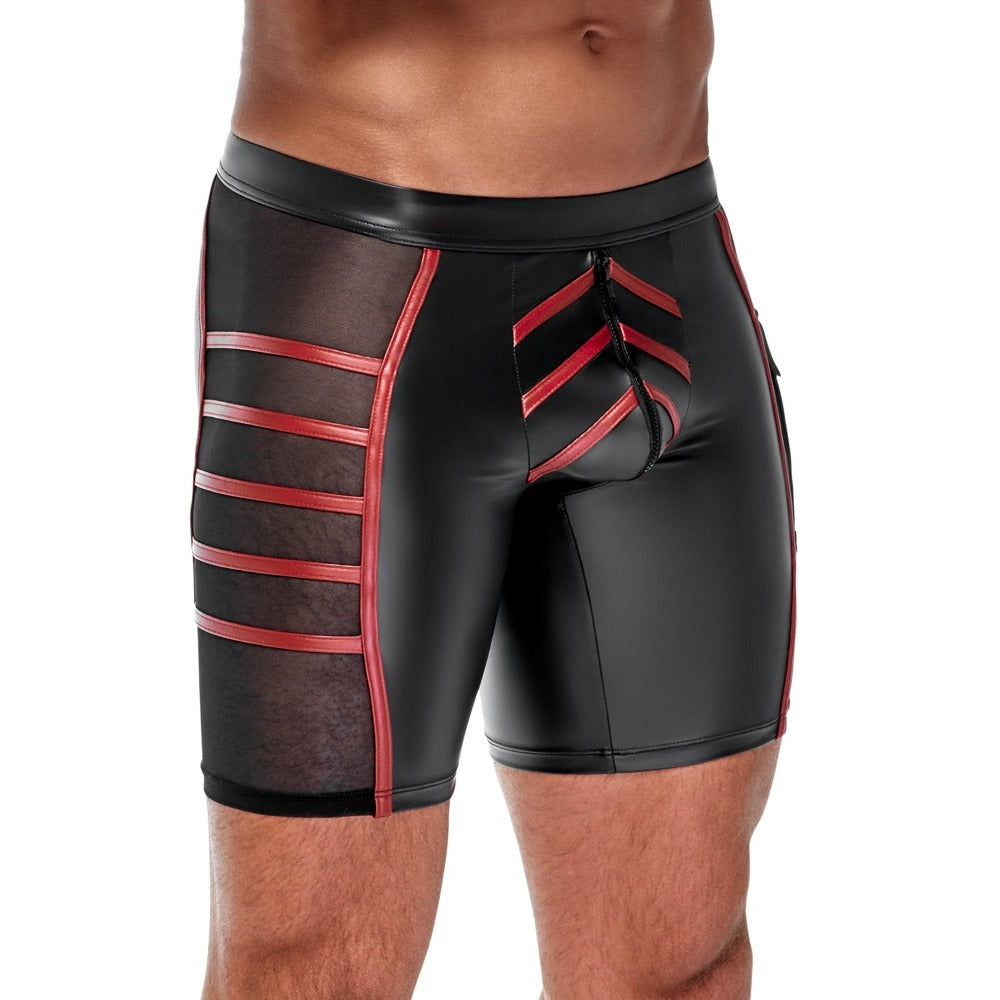 A pair of NEK shorts for men, showcasing the fit and material detail.