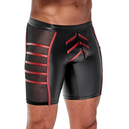 A pair of NEK shorts for men, showcasing the fit and material detail.