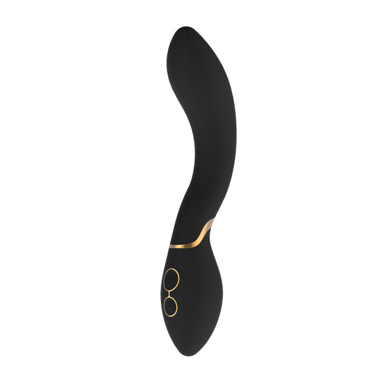 Dream Toys Elite Josephine vibrator in sleek black, a g-spot massager with smooth finish.
