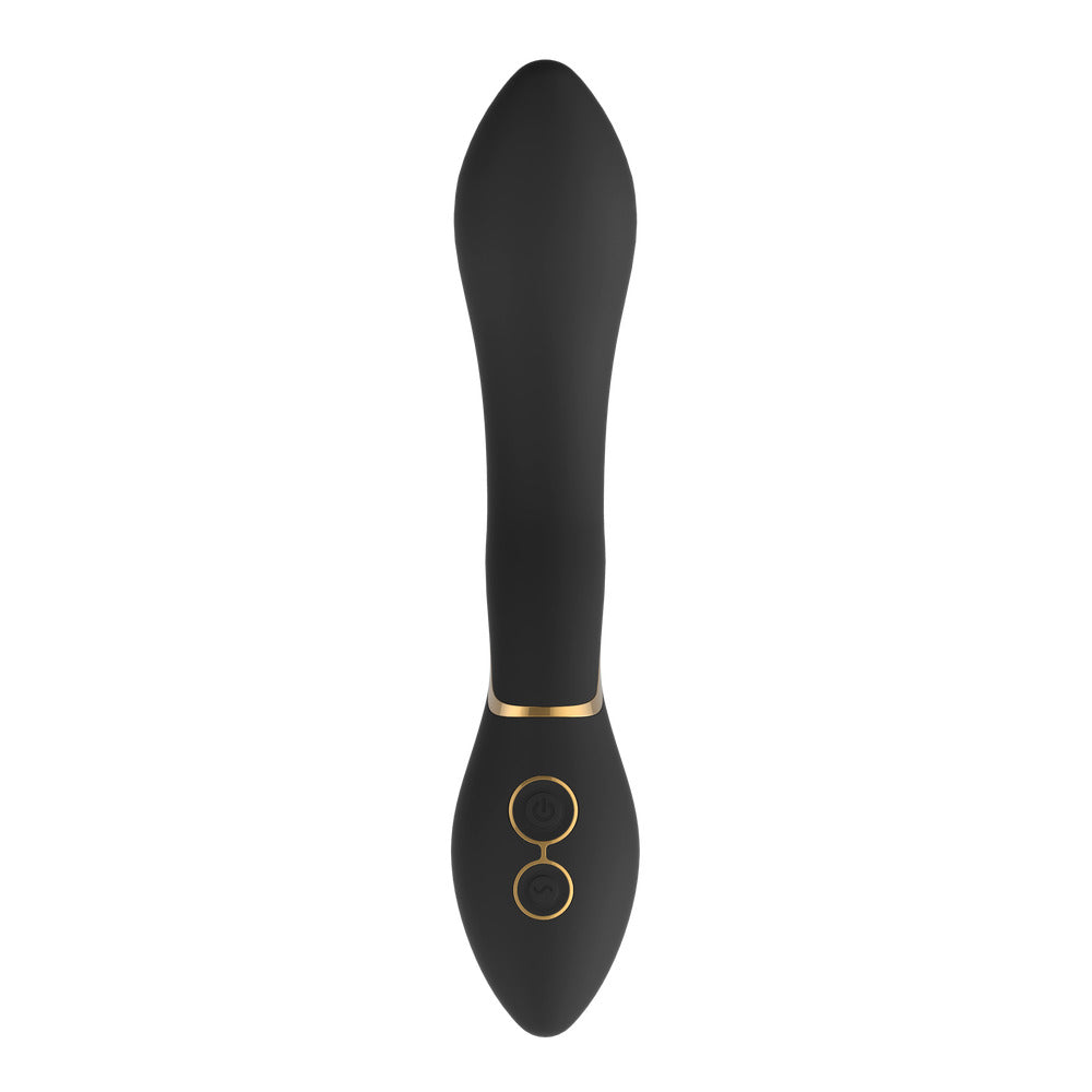 Dream Toys elite josephine black g-spot vibrator, sleek design for pleasure and exploration.