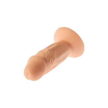 dream toys mister dixx tiny tom dildo, 4.3 inches, realistic penis shape in a skin-tone finish.