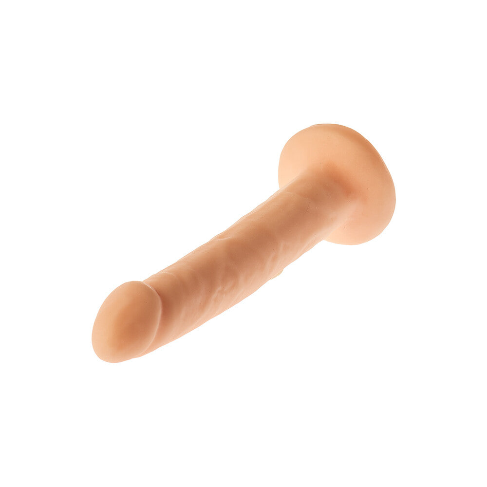 Mister Dixx Mad Mathew dildo, realistic penis shape, pink, soft material for pleasure.