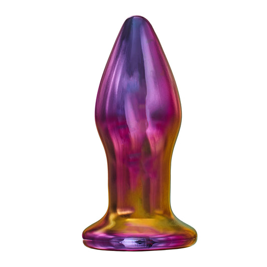 Dream Toys glamour glass butt plug with remote control, a sleek and stylish vibe.
