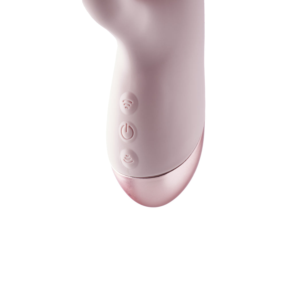 Dream Toys vivre coco duo vibrator, a dual stimulator in a smooth, skin-safe silicone.