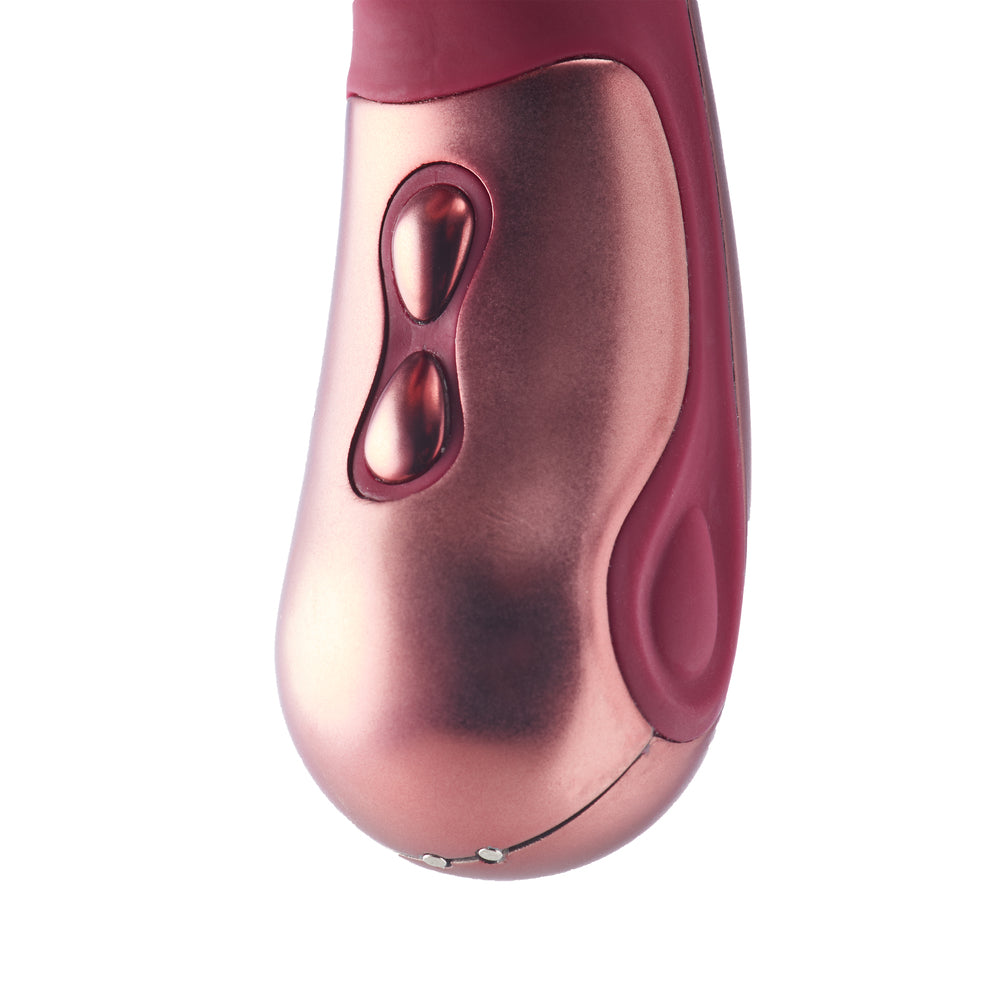 Dream Toys dinky jimmy k duo vibrator: a lilac and grey dual-ended pleasure toy.