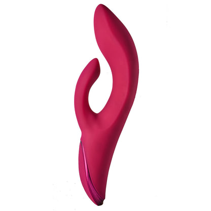 Dream Toys Julia Duo vibrator, a shimmering purple pleasure toy with clitoral stimulator.