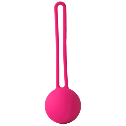 Dream Toys flirts kegel ball in pink, for pelvic floor exercise, smooth finish.