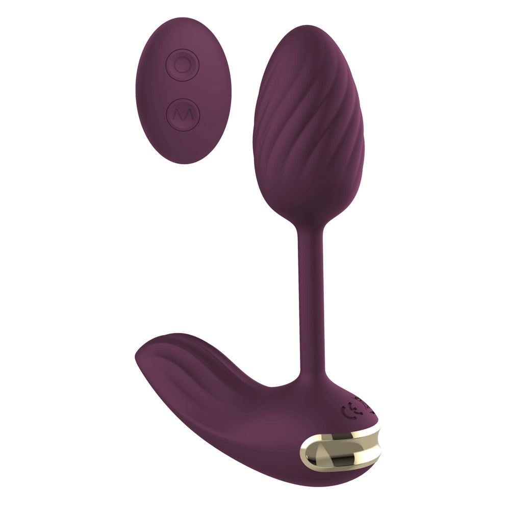 A flexible, wearable vibrating egg from Dream Toys for discreet pleasure, shown in pink.