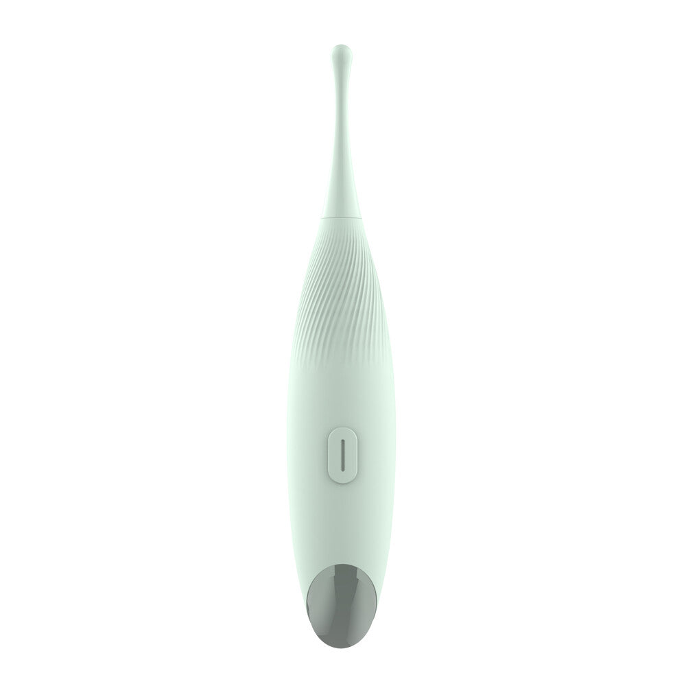 A sleek, silver pin point vibrator from Dream Toys, perfect for targeted stimulation.