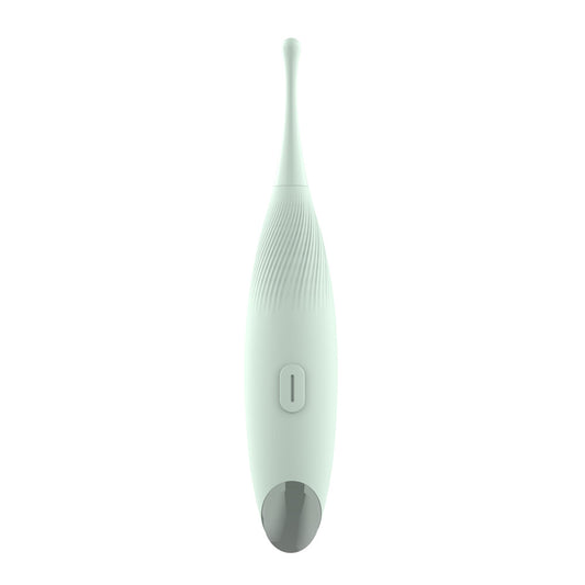 A sleek, silver pin point vibrator from Dream Toys, perfect for targeted stimulation.