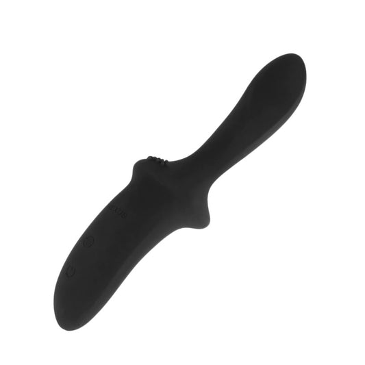 nexus sceptre prostate probe, rotating head, silver metal, for enhanced pleasure and massage