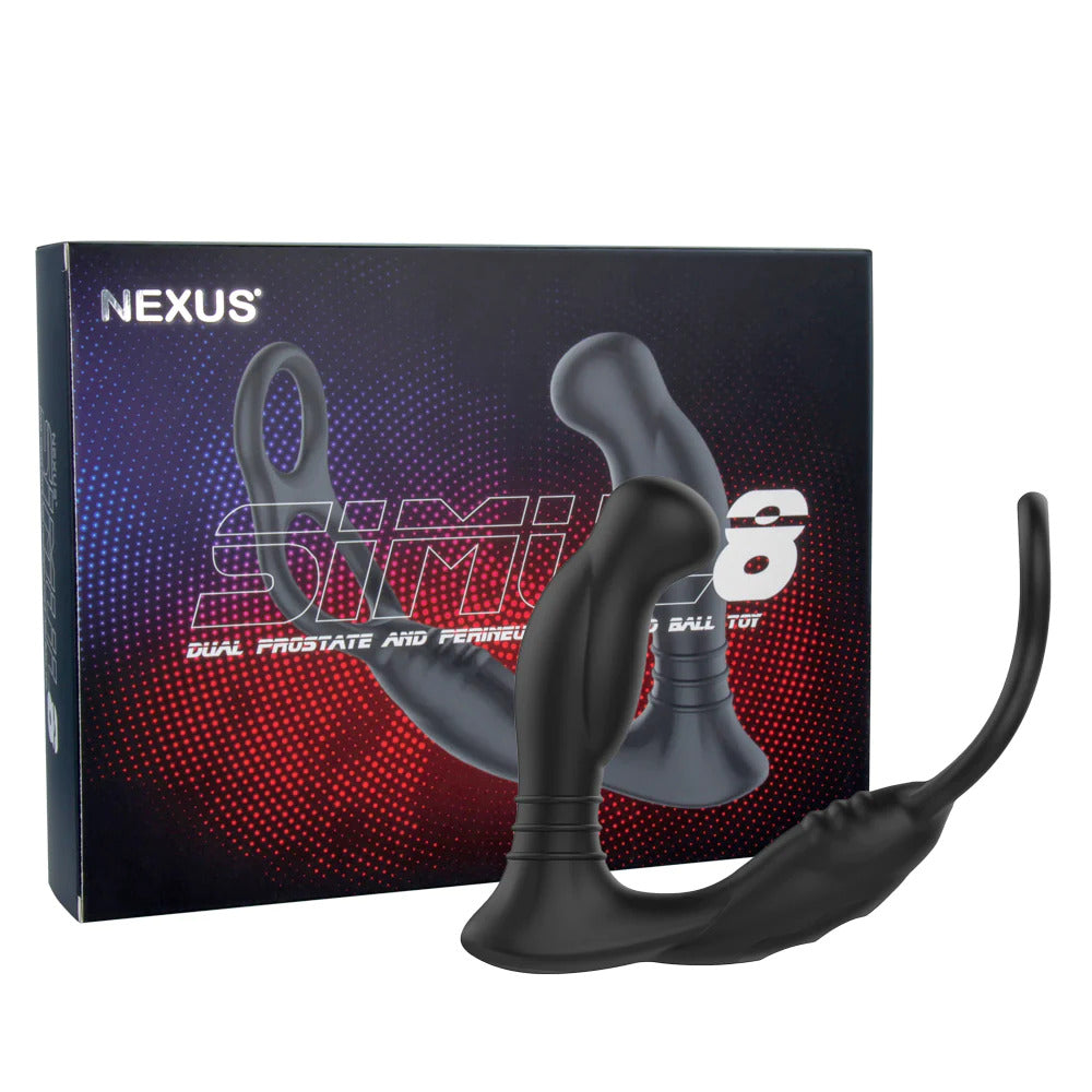 Nexus Simul8 dual prostate massager for stimulating pleasure, cock and ball play thing