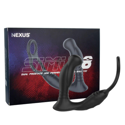 Nexus Simul8 dual prostate massager for stimulating pleasure, cock and ball play thing