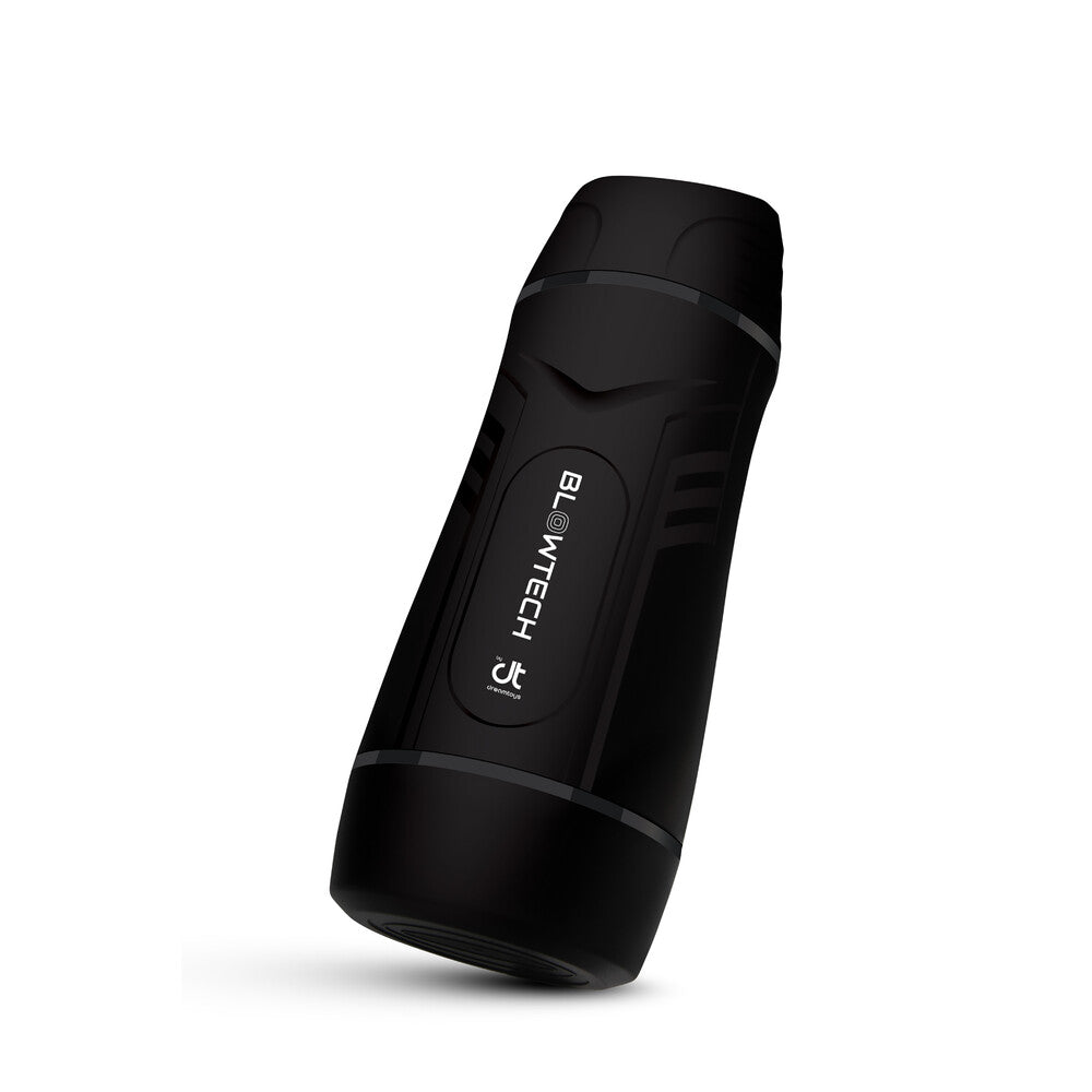 Dream Toys Blowtech deep throat sucking machine vibrator, offering hands-free masturbation, in realistic flesh tones.