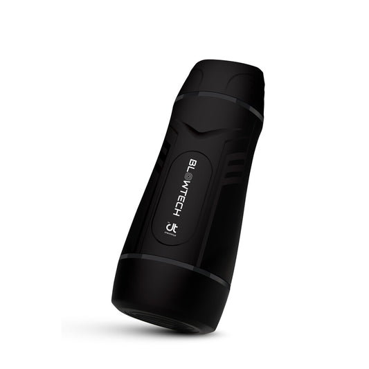 Dream Toys Blowtech deep throat sucking machine vibrator, offering hands-free masturbation, in realistic flesh tones.