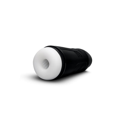 Dream Toys Blowtech deep throat sucking machine, vibrating masturbator in grey plastic.