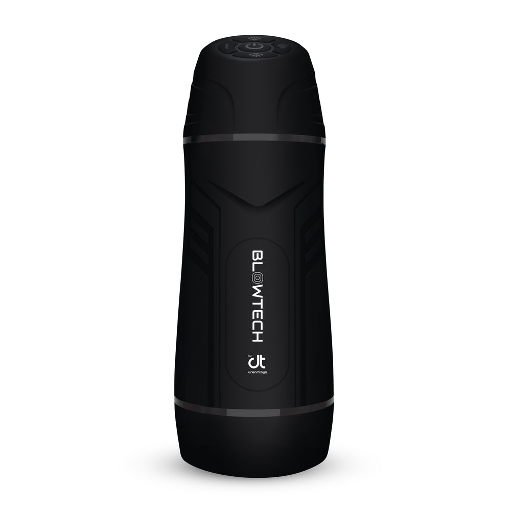 Dream Toys Blowtech deep throat sucking machine: a vibrating masturbator for intense pleasure.