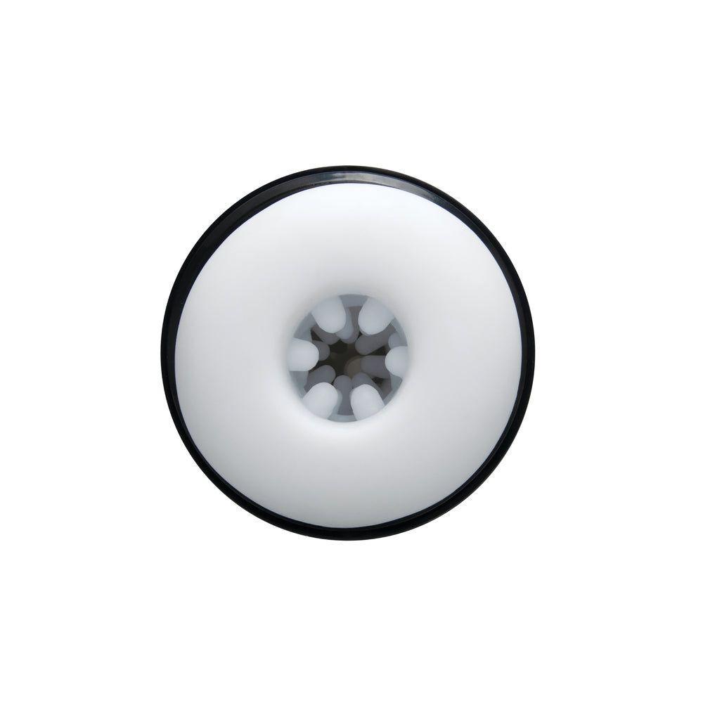 Dream Toys blowtech auto stroker: vibrating masturbator for men, flesh-toned and sleek.