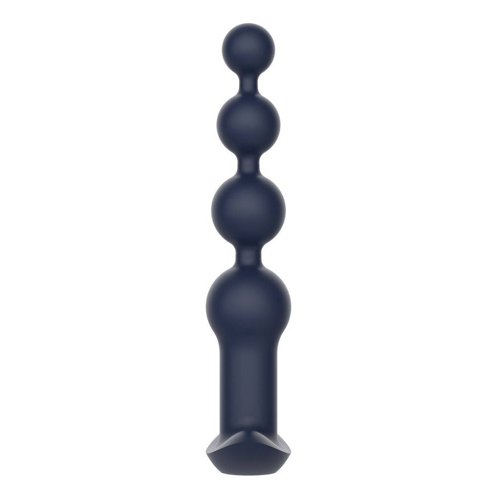 dream toys apollo vibrating anal beads, remote controlled, for anal play, smooth finish