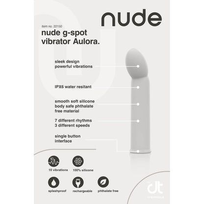Nude-coloured mini vibrator from Dream Toys, designed for g-spot stimulation with a smooth finish.