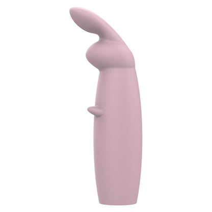 Dream Toys nude hazel mini rabbit massager vibrator for intimate pleasure, smooth finish.