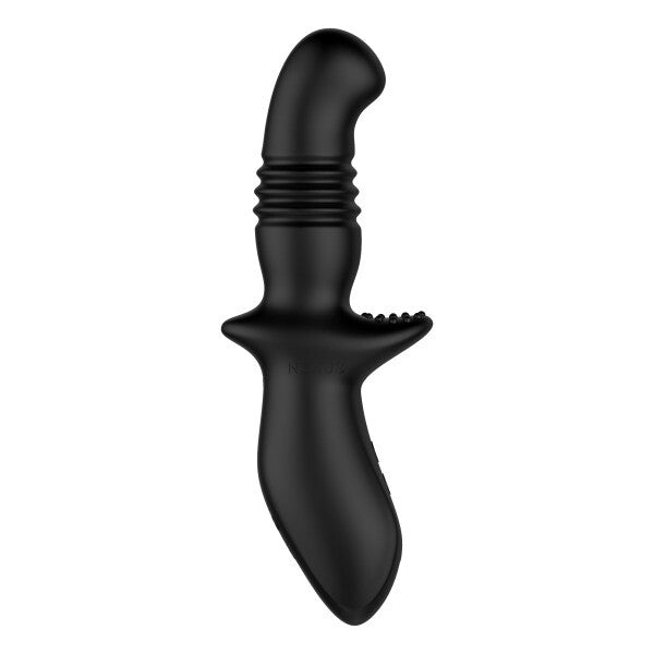 Nexus thrust probe edition vibrating anal probe, silver finish, for ultimate pleasure.