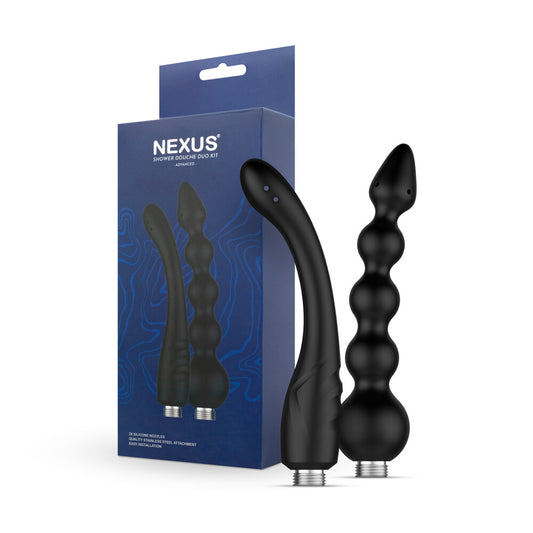 Nexus shower douche duo kit advanced, featuring sleek chrome fittings for personal hygiene.